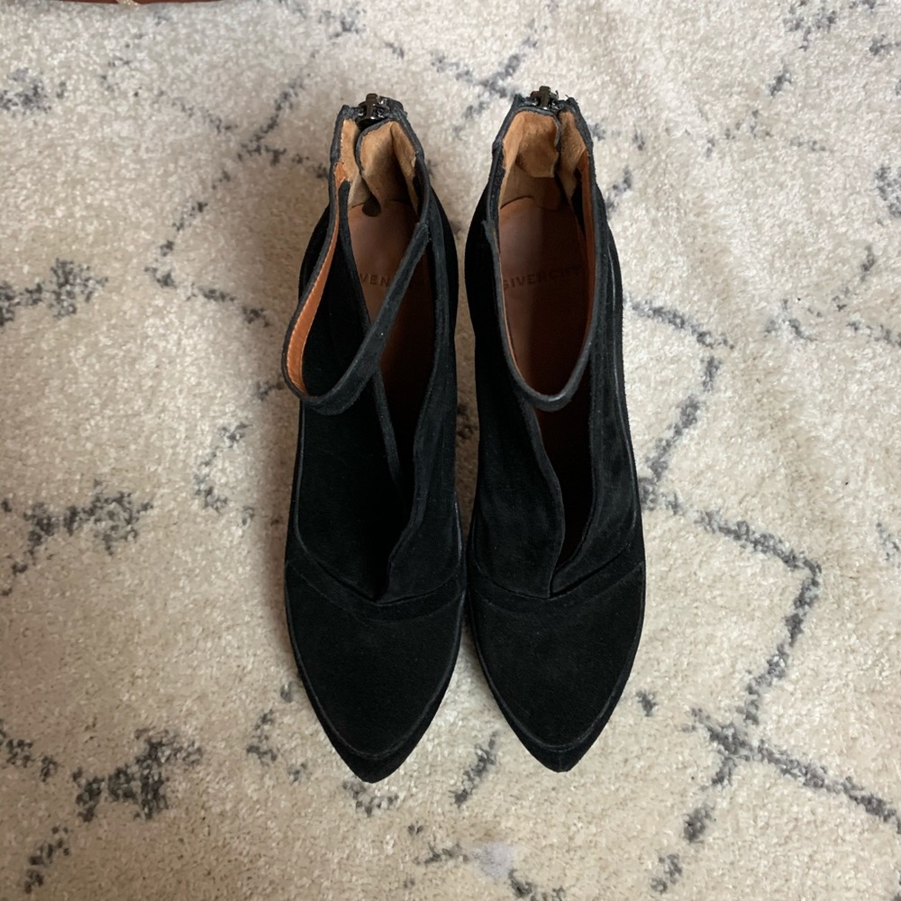 Givenchy Suede Ankle Strap Booties - image 3